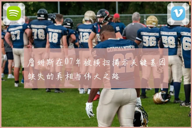 詹姆斯在07年被横扫揭示关键基因缺失的真相与伟大之路